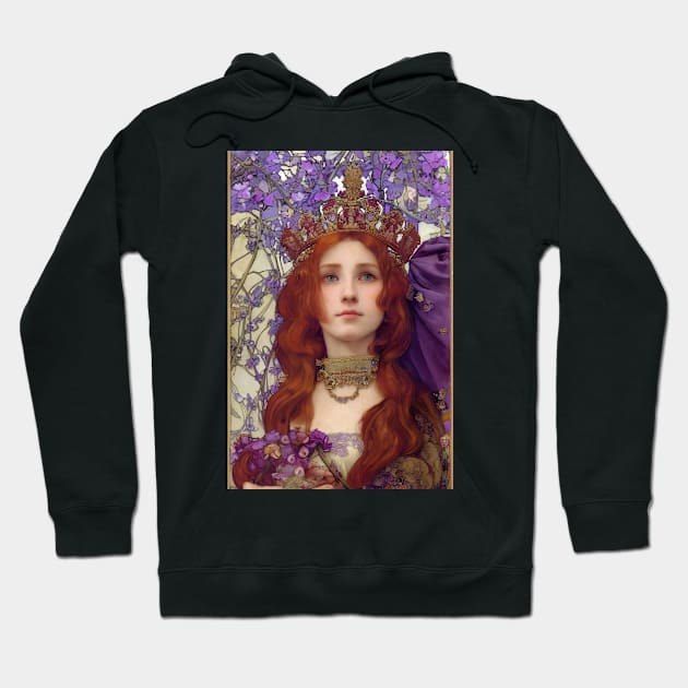 High Priestess - Mary Magdalene Hoodie by PurplePeacock